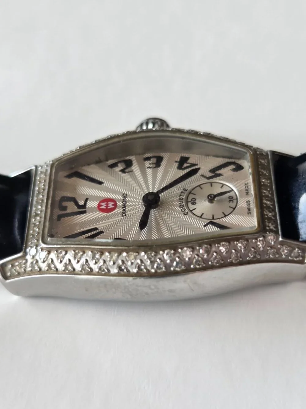 MICHELE Coquette Diamond Swiss Watch 0.50 CT 80 Diamonds